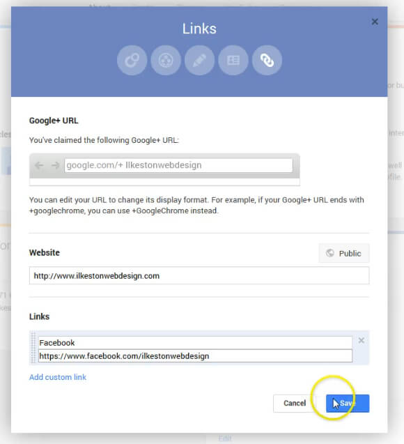 Google plus brans backlinks