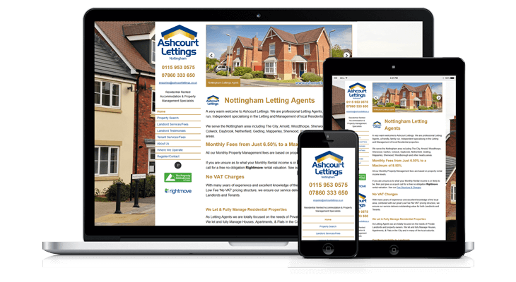 Nottingham Letting Agents Website