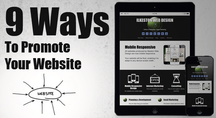 9 Ways to promote Your Website