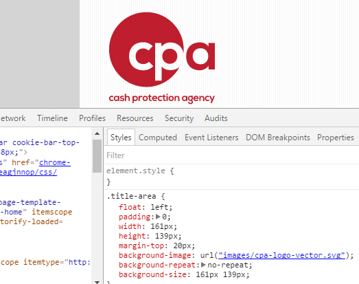 CPA logo CSS