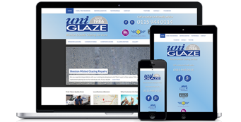 Image of website on 3 devices