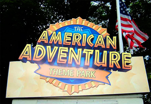 American Adventure Theme Park Ticket Booth