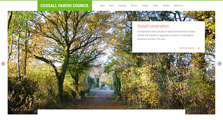 Cossall Parish Council slider