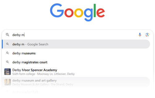 Screenshot of Google autosuggest